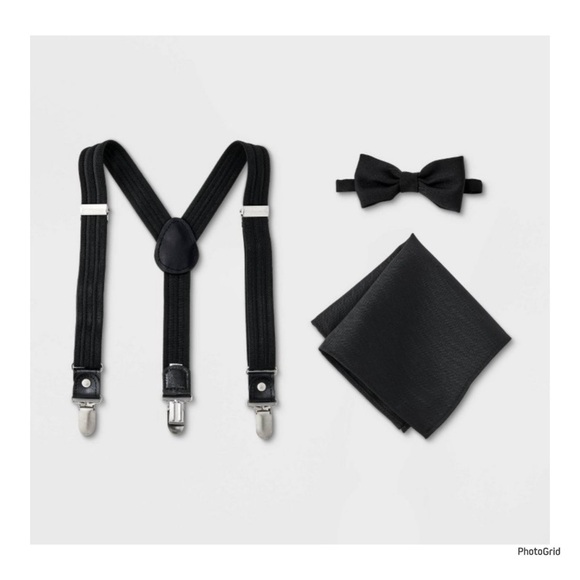 Cat & Jack Black Suspender Set - Picture 1 of 1